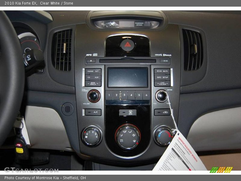 Clear White / Stone 2010 Kia Forte EX