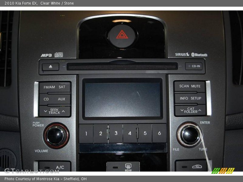 Clear White / Stone 2010 Kia Forte EX