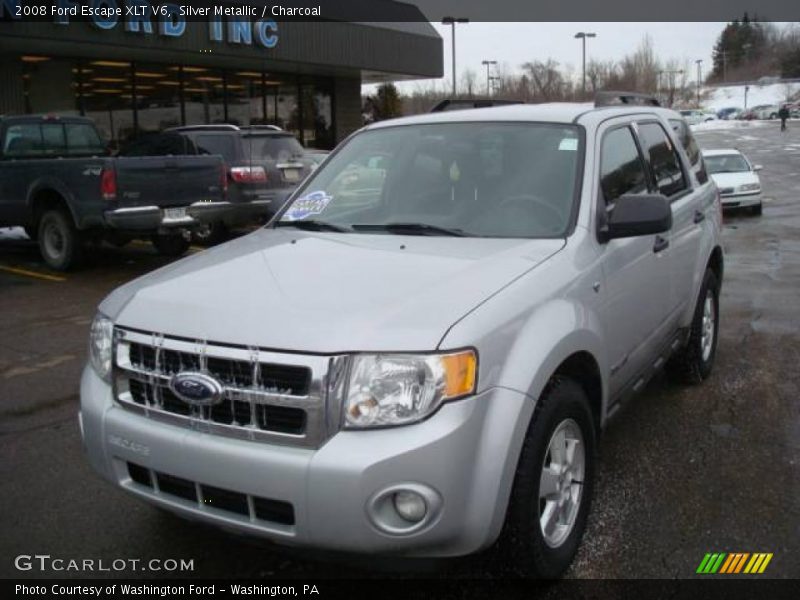 Silver Metallic / Charcoal 2008 Ford Escape XLT V6