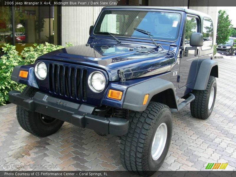 Midnight Blue Pearl / Dark Slate Gray 2006 Jeep Wrangler X 4x4