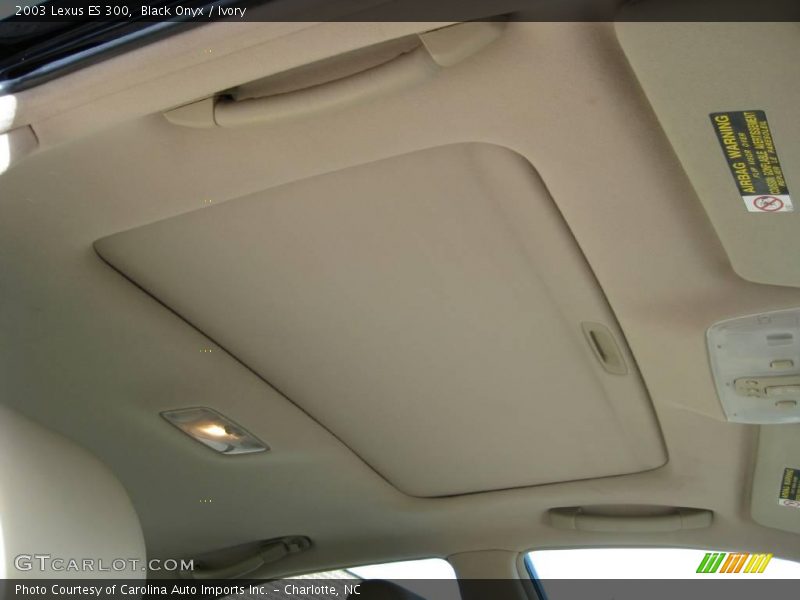 Black Onyx / Ivory 2003 Lexus ES 300
