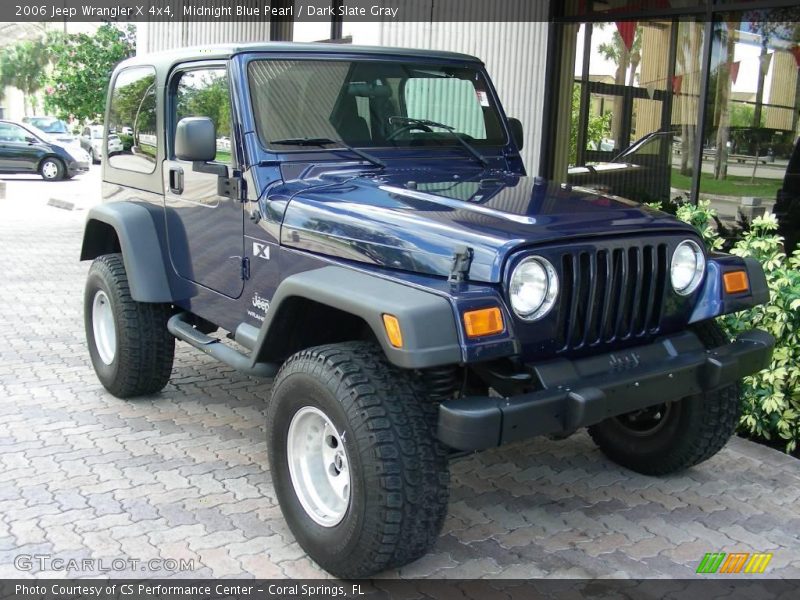 Midnight Blue Pearl / Dark Slate Gray 2006 Jeep Wrangler X 4x4