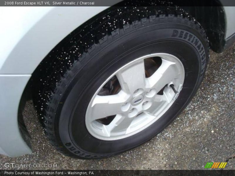Silver Metallic / Charcoal 2008 Ford Escape XLT V6