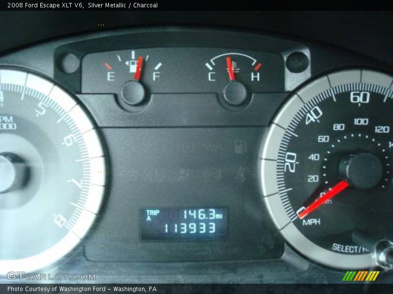 Silver Metallic / Charcoal 2008 Ford Escape XLT V6