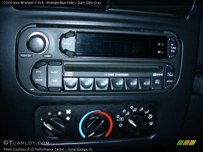Midnight Blue Pearl / Dark Slate Gray 2006 Jeep Wrangler X 4x4