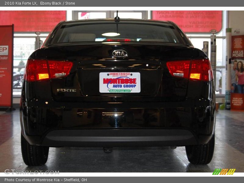 Ebony Black / Stone 2010 Kia Forte LX