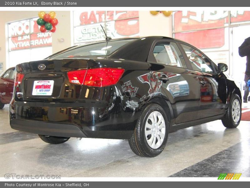 Ebony Black / Stone 2010 Kia Forte LX