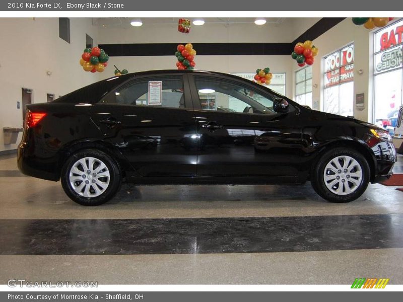 Ebony Black / Stone 2010 Kia Forte LX