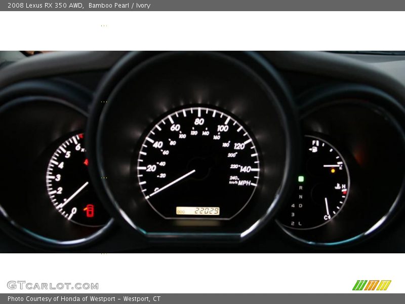 Bamboo Pearl / Ivory 2008 Lexus RX 350 AWD