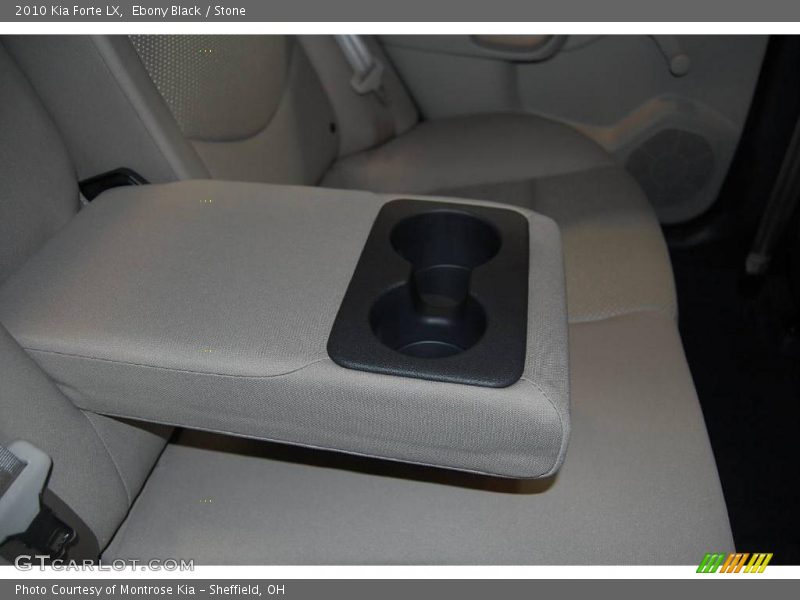 Ebony Black / Stone 2010 Kia Forte LX