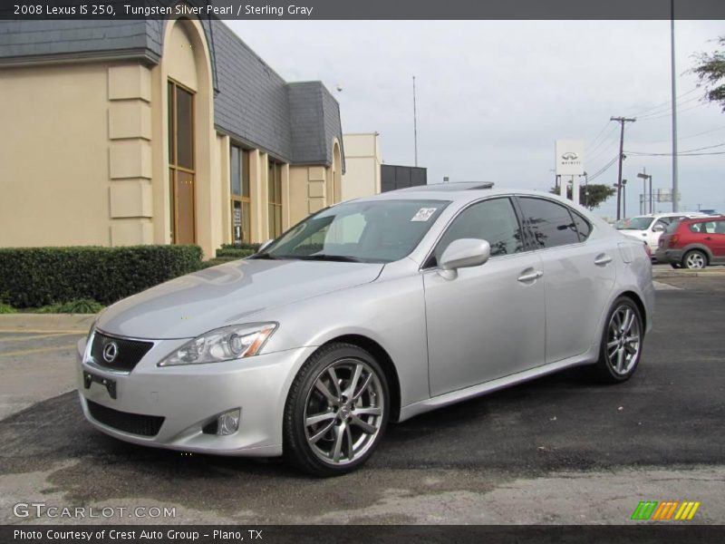 Tungsten Silver Pearl / Sterling Gray 2008 Lexus IS 250