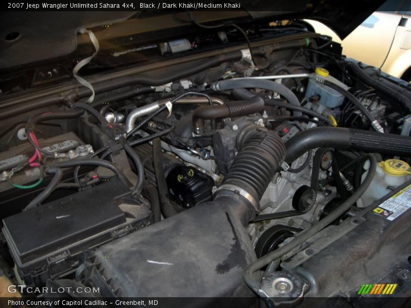 Black / Dark Khaki/Medium Khaki 2007 Jeep Wrangler Unlimited Sahara 4x4