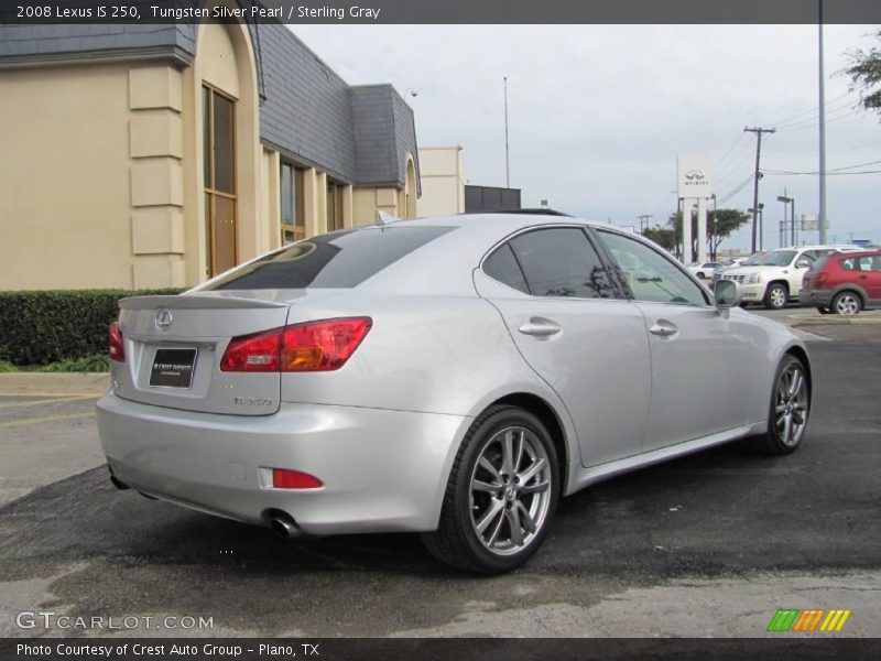 Tungsten Silver Pearl / Sterling Gray 2008 Lexus IS 250