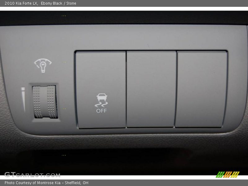 Ebony Black / Stone 2010 Kia Forte LX
