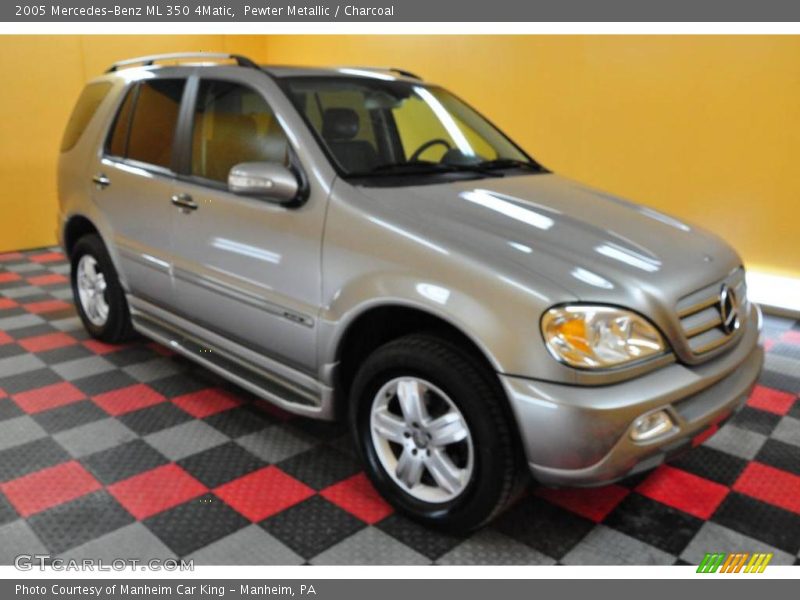 Pewter Metallic / Charcoal 2005 Mercedes-Benz ML 350 4Matic
