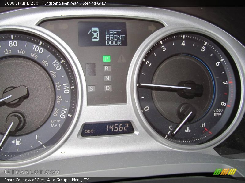 Tungsten Silver Pearl / Sterling Gray 2008 Lexus IS 250