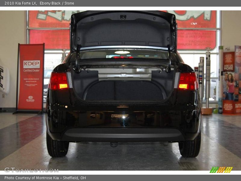 Ebony Black / Stone 2010 Kia Forte LX