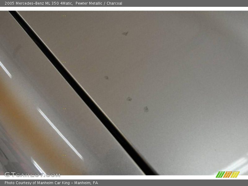 Pewter Metallic / Charcoal 2005 Mercedes-Benz ML 350 4Matic