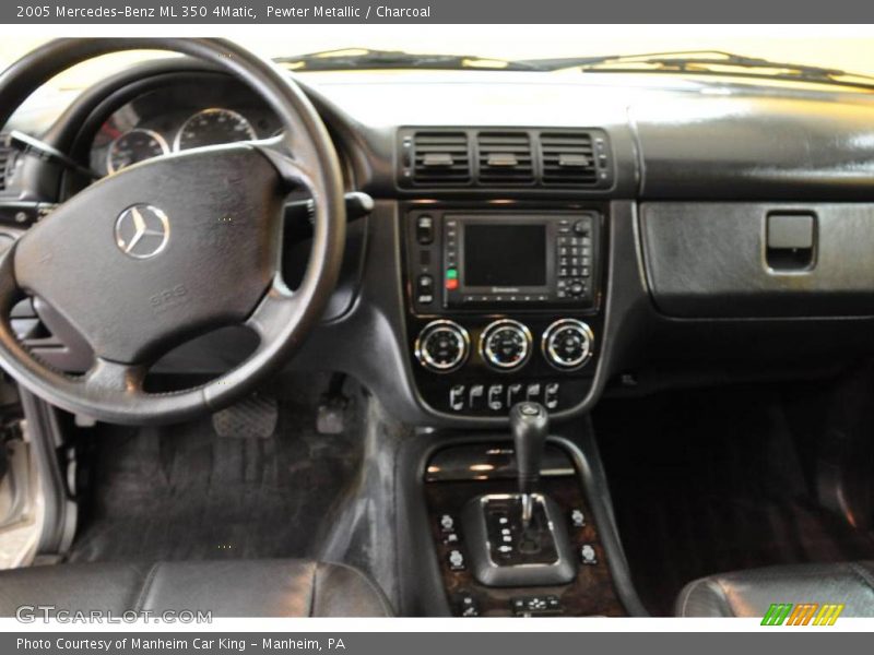 Pewter Metallic / Charcoal 2005 Mercedes-Benz ML 350 4Matic