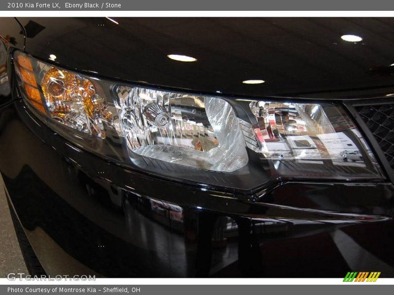 Ebony Black / Stone 2010 Kia Forte LX