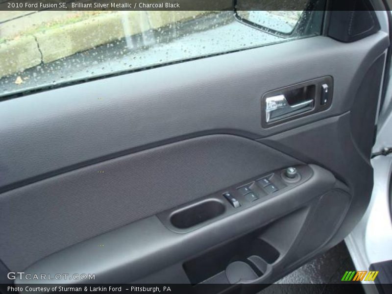Brilliant Silver Metallic / Charcoal Black 2010 Ford Fusion SE