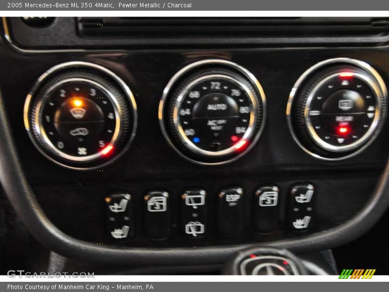 Pewter Metallic / Charcoal 2005 Mercedes-Benz ML 350 4Matic