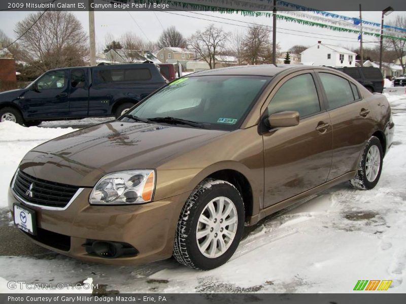 Canyon Beige Pearl / Beige 2009 Mitsubishi Galant ES