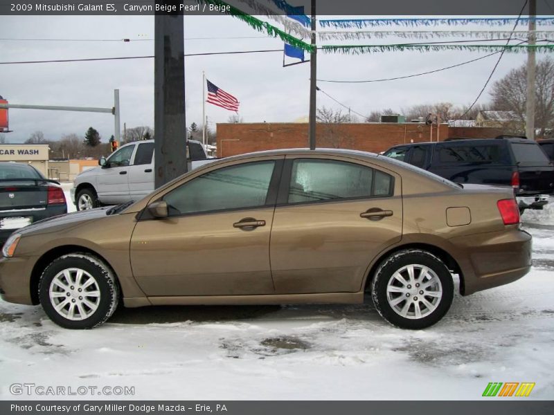 Canyon Beige Pearl / Beige 2009 Mitsubishi Galant ES