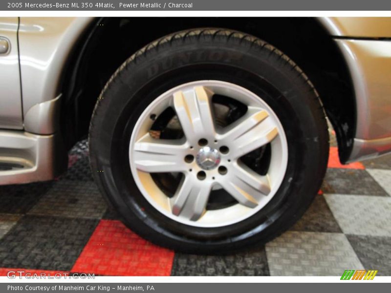 Pewter Metallic / Charcoal 2005 Mercedes-Benz ML 350 4Matic