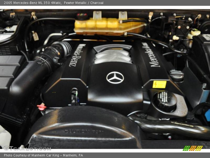 Pewter Metallic / Charcoal 2005 Mercedes-Benz ML 350 4Matic