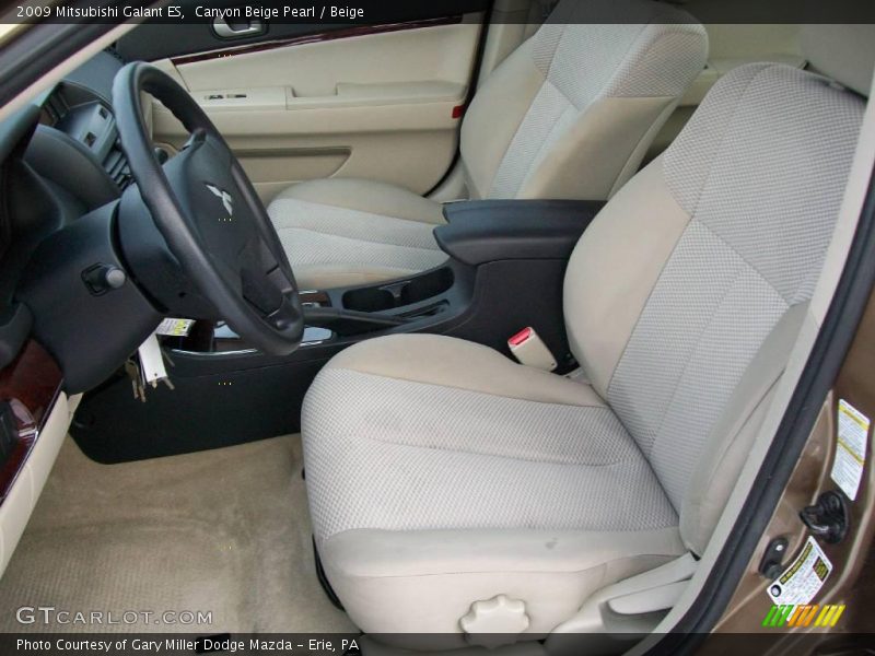 Canyon Beige Pearl / Beige 2009 Mitsubishi Galant ES