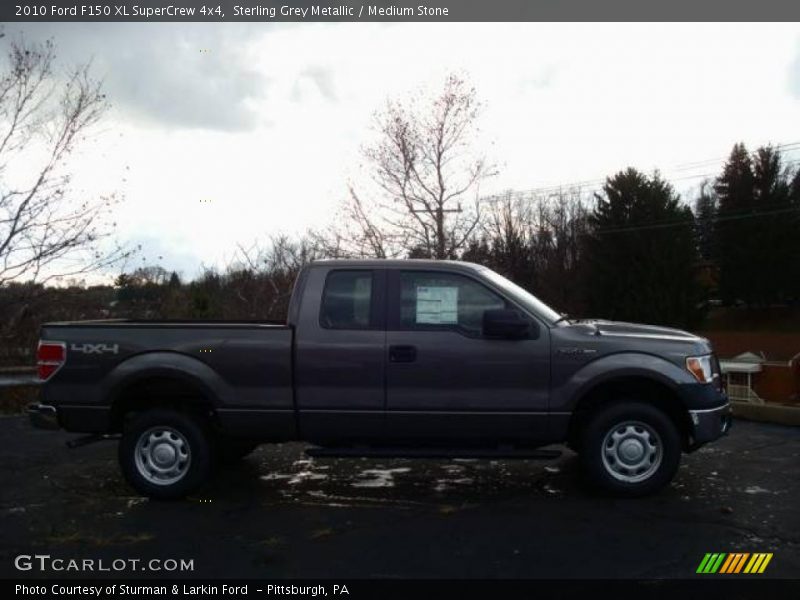 Sterling Grey Metallic / Medium Stone 2010 Ford F150 XL SuperCrew 4x4