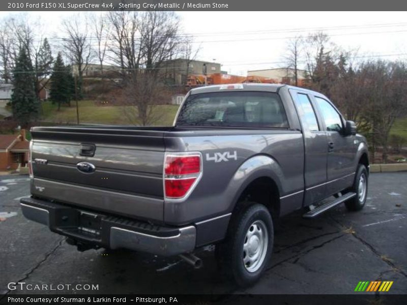Sterling Grey Metallic / Medium Stone 2010 Ford F150 XL SuperCrew 4x4