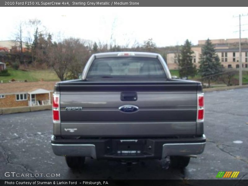 Sterling Grey Metallic / Medium Stone 2010 Ford F150 XL SuperCrew 4x4