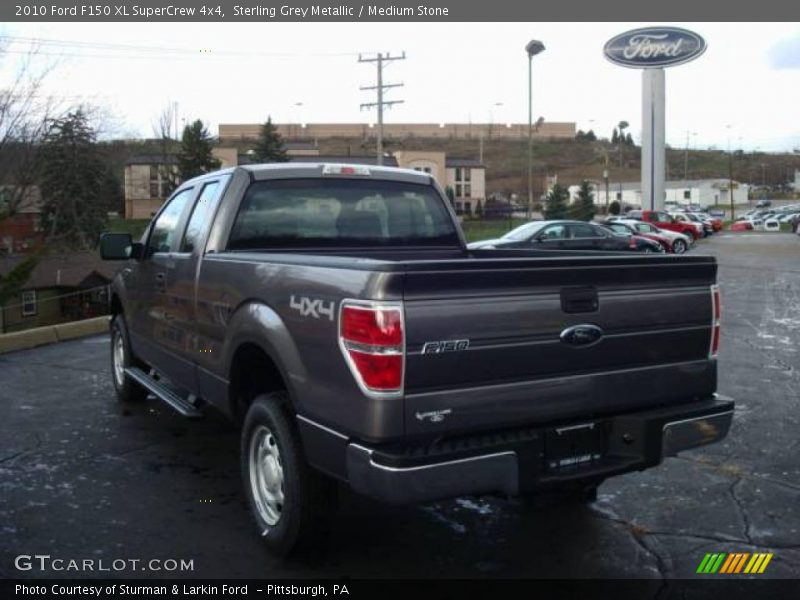 Sterling Grey Metallic / Medium Stone 2010 Ford F150 XL SuperCrew 4x4