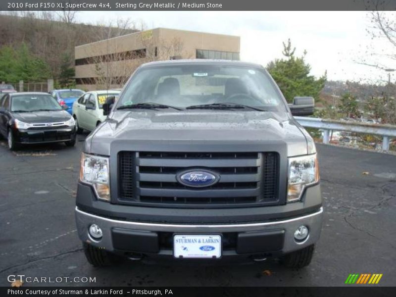 Sterling Grey Metallic / Medium Stone 2010 Ford F150 XL SuperCrew 4x4
