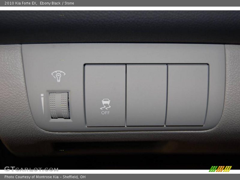 Ebony Black / Stone 2010 Kia Forte EX