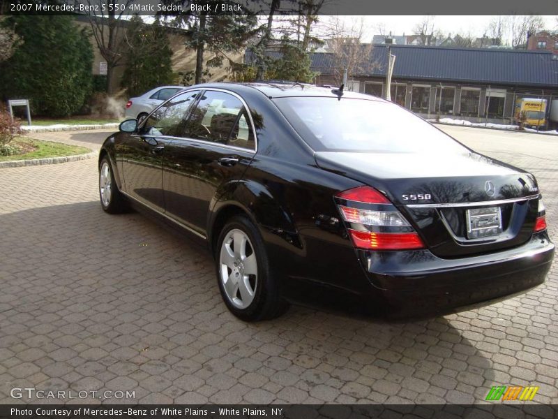 Black / Black 2007 Mercedes-Benz S 550 4Matic Sedan