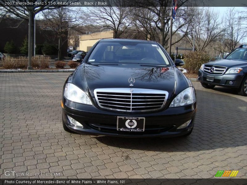 Black / Black 2007 Mercedes-Benz S 550 4Matic Sedan