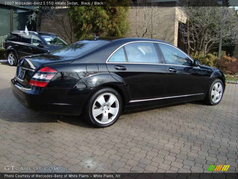 Black / Black 2007 Mercedes-Benz S 550 4Matic Sedan