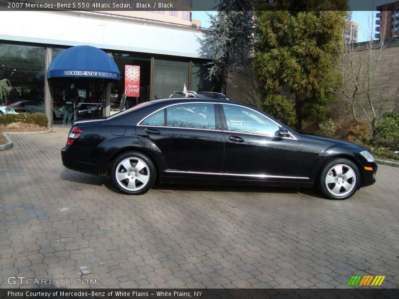 Black / Black 2007 Mercedes-Benz S 550 4Matic Sedan