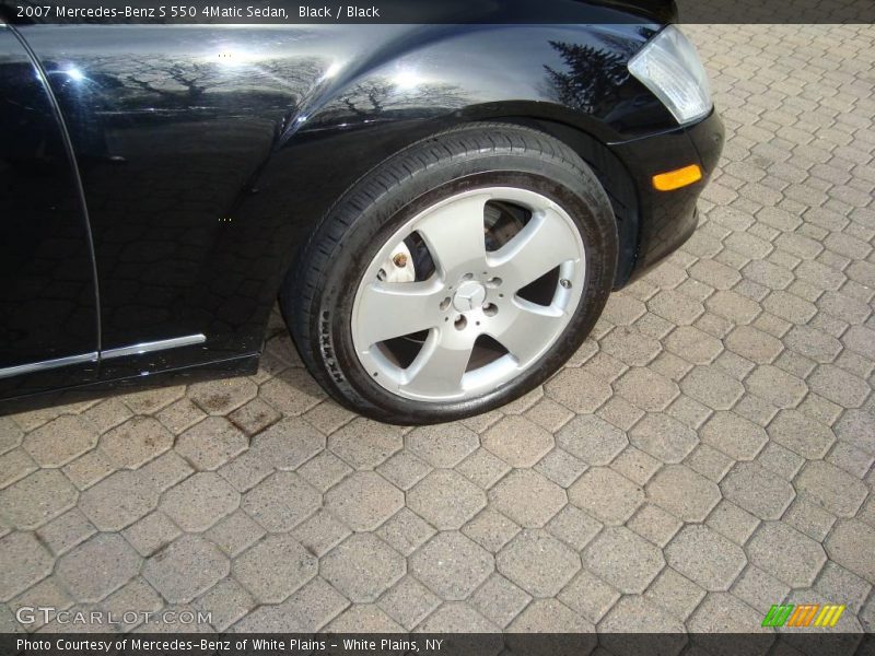 Black / Black 2007 Mercedes-Benz S 550 4Matic Sedan