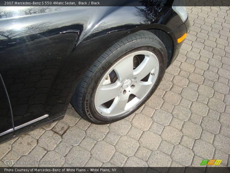 Black / Black 2007 Mercedes-Benz S 550 4Matic Sedan