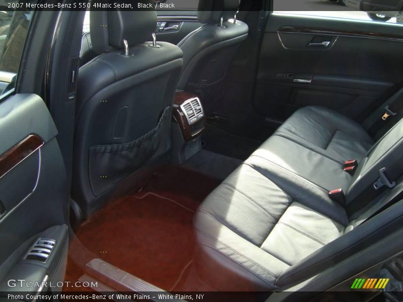 Black / Black 2007 Mercedes-Benz S 550 4Matic Sedan
