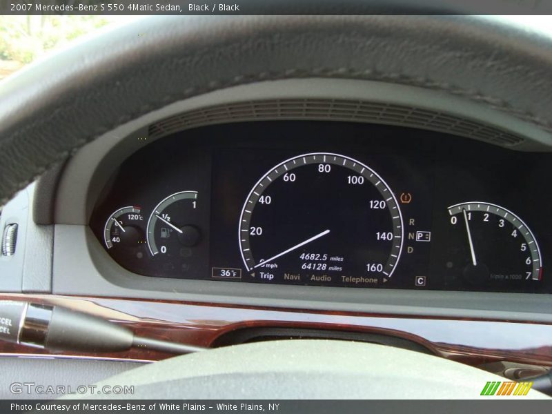 Black / Black 2007 Mercedes-Benz S 550 4Matic Sedan