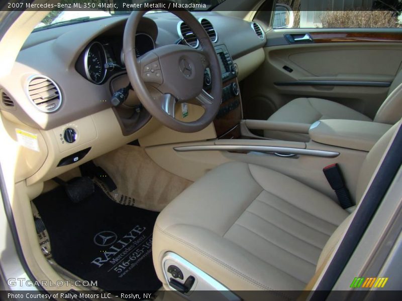 Pewter Metallic / Macadamia 2007 Mercedes-Benz ML 350 4Matic