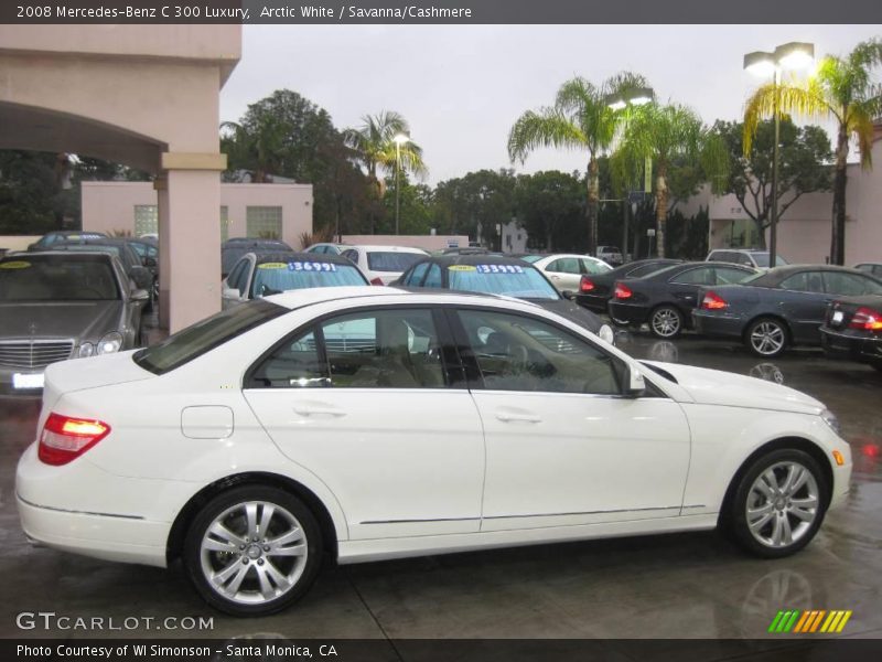 Arctic White / Savanna/Cashmere 2008 Mercedes-Benz C 300 Luxury