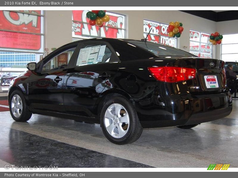 Ebony Black / Stone 2010 Kia Forte EX