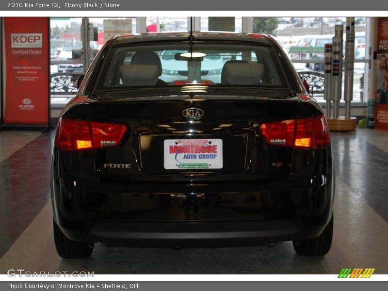 Ebony Black / Stone 2010 Kia Forte EX