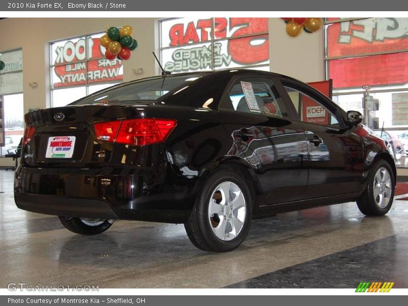 Ebony Black / Stone 2010 Kia Forte EX